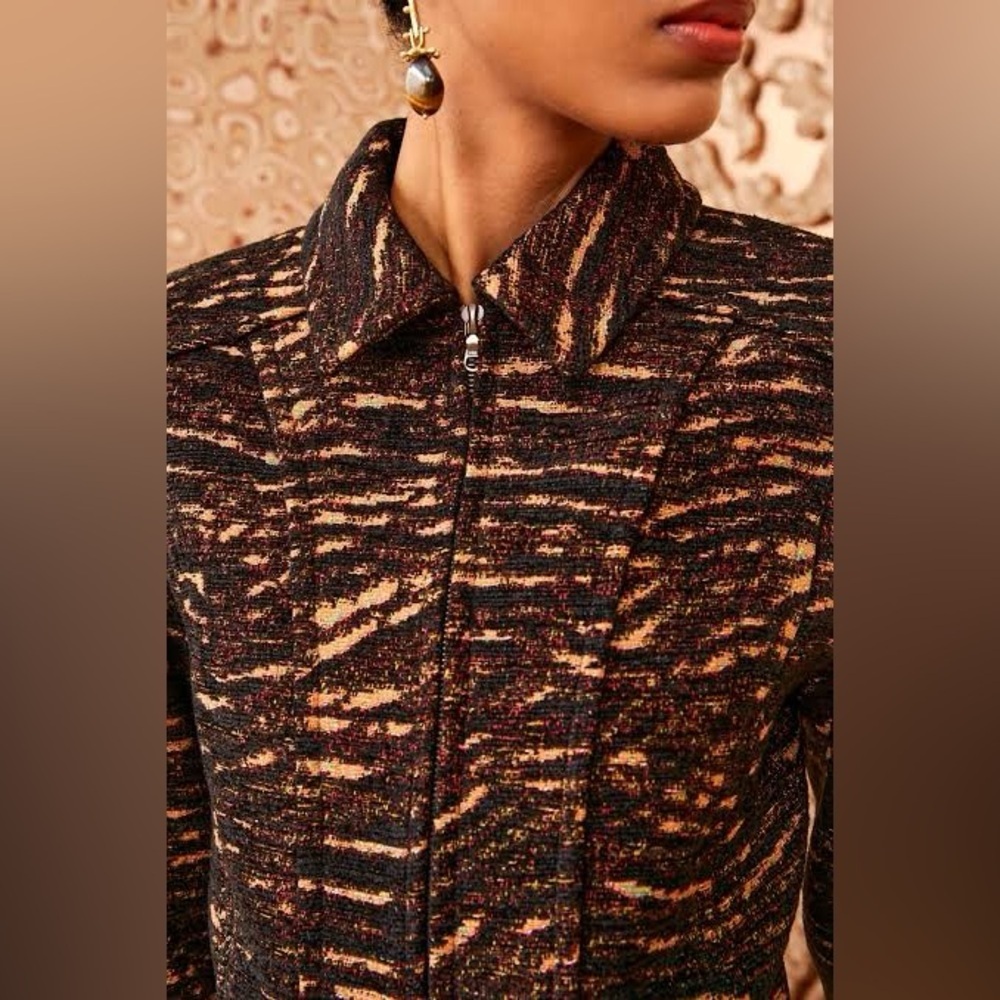 ULLA JOHNSON Adoni Jacket in Onyx, medium, LIKE NEW - Picture 2 of 10